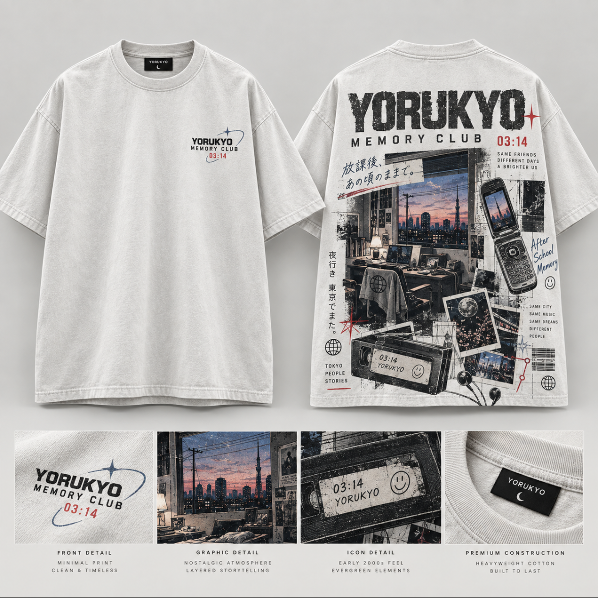 Memory Club Graphic T-Shirt — White
